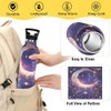 Moon Gem Leaves Botella de agua de acero inoxidable con