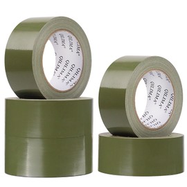 QILIMA 5-Pack Olive Green Duct Tape, Professional Grade Duct Tape for Photographers, Industrial, Professional Use, 2 Inch X 30 Yards