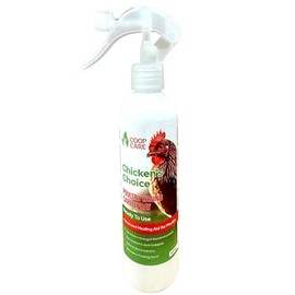 Chicken's Choice Wound Care for Chickens & Birds. Advanced Wound Care Spray for Poultry. Works for Bumblefoot, Vent Prolapse, Pecking Sore, Burns & Skin Irritations. 8 oz Ready to Use Spray