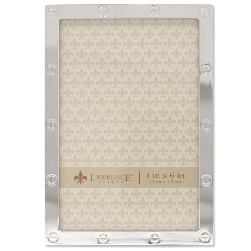 Lawrence Frames Picture Frame, Metal, Gold, 4x6