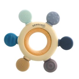 Mordedera para bebé 3 a 6 meses – Baby Teether - Suave, con Texturas Sensoriales – Alivia la Dentición – Libre de BPA y Ftalatos – Fácil de Lavar - Sensorial Fácil de Agarrar - Remolino
