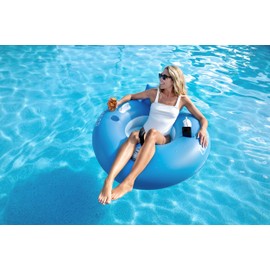Poolcandy PoolCandy Tube Runner - Motorized Inflatable Pool Floats (Tube Runner 2.0 Blue)