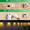 JSOT 12 Pack Solar Lights Outdoor Waterproof for Stairs Decor,