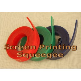 Gold-Up Screen Printing Squeegee Single 50mm x 9mm x6'(72") / Roll 80 Duro (Blue Color)