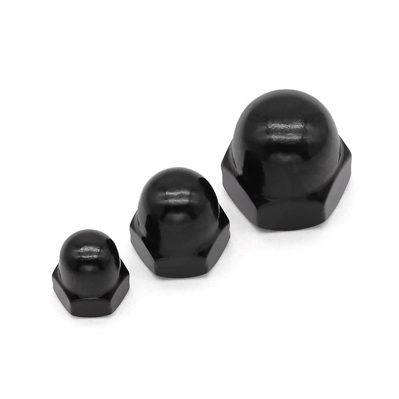 RoyceMart 1/2-13 (10 Pack) Stainless Steel Cap Nuts, Acorn Cap