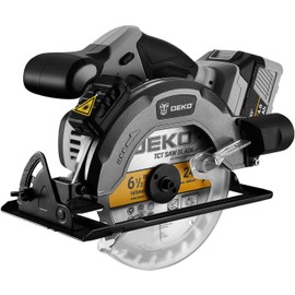 DEKOPRO 20V Cordless Circular Saw, 6-1/2-Inch Blade, 4500 RPM Circular Saw Cordless