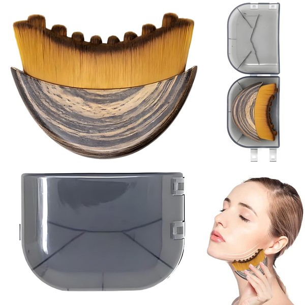 Lymphatic Contour Face Brush, Lymphatic Drainage Massager for Faces, Chin