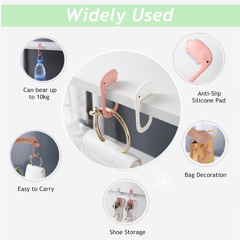 Getrays 3 Pcs Elephant Bag Hanger, Cute Purse Hook for