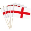 G128 50 Pack Handheld England English Stick Flags 8x12 In