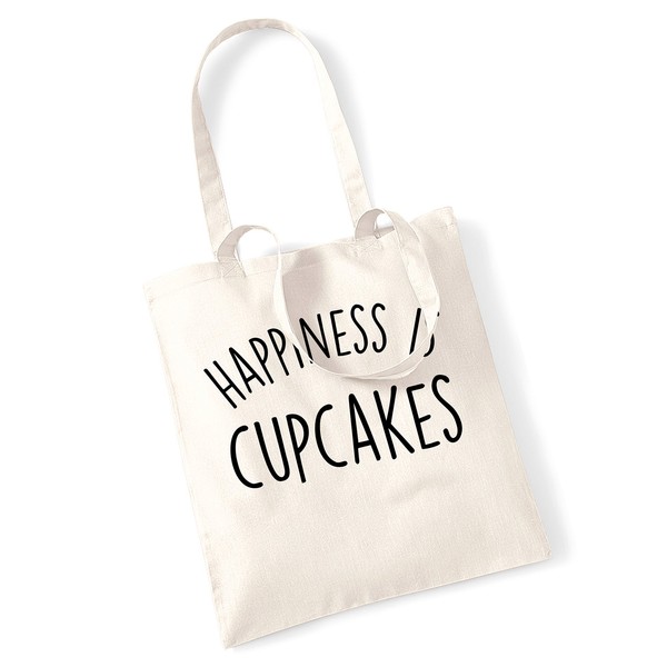 Flox Creative Happiness is cupcakes tote bag