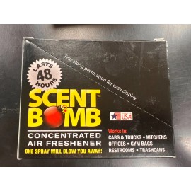 SCENT BOMB - Green Bomb - Concentrated Air Freshener - Box of 4
