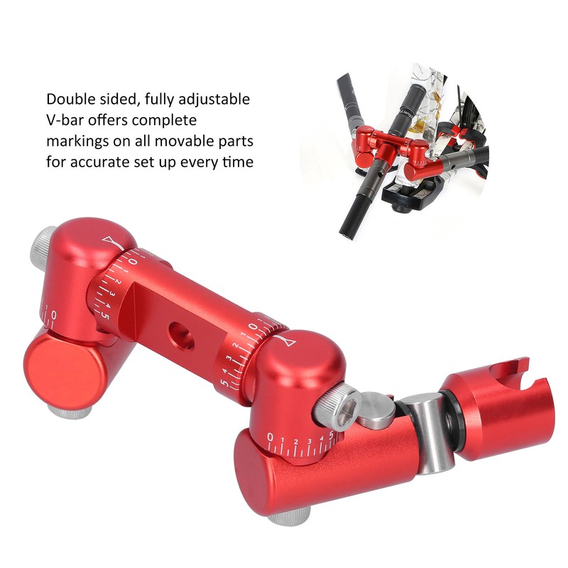 Double Side V Bar Archery Rod Stabilizer Adjustable Quick Disconnect