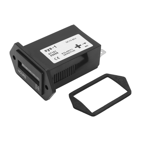 Tgoon Hour Gauge, Fully Sealed Hour Meter Hour Gauge Compact