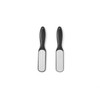 Double-Sided Foot Callus Remover 2-piece Set (Black)