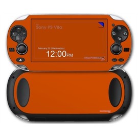 WraptorSkinz Decal Style Skin Solids Collection Burnt Orange Compatible with Sony PS Vita