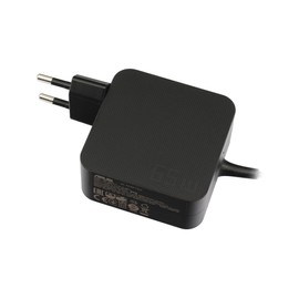 Asus 0A001-00441200 Original Power Supply 65.0 Watt EU Wall Plug Normal Design for X201E, ZenBook UX52VS, UX301LA, UX302LA, UX310UQ, Transformer Book T300LA, VivoBook Max X441UV