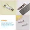 VICASKY 400pcs 2.5cm Brooch Pin Backs Bar Pin Back Clasp