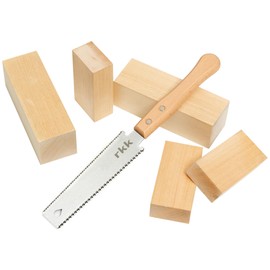 rkk Hand Saw 6 Inch Double Edge Sided Pull Saw Flexible Blade 12/18 TPI Flush Cut Beech Handle Wood (1)