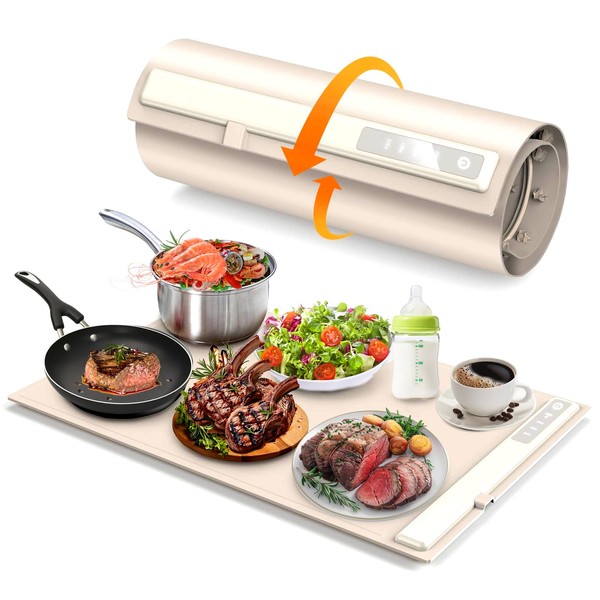 OPYAAON New Electric Warming Tray with Adjustable Temperature, 2024 New