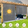 Outdoor Roller Shade 7' W x 8' H Cordless -