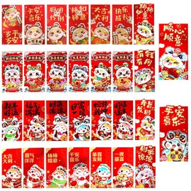 Lucky Money Envelope,30pcs Red Envelopes Snake Money Pocket Chinese Hong Bao Gift Envelopes for New Year Spring Festival Wedding Birthday Graduation Party