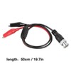 Pomya Alligator Clip BNC Plug Oscilloscope Test Probe Cable Double