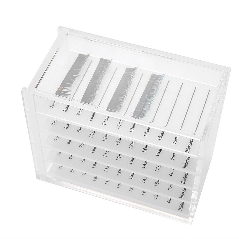 5 Layers Eyelash Extension Storage Box False Eyelash Display Makeup