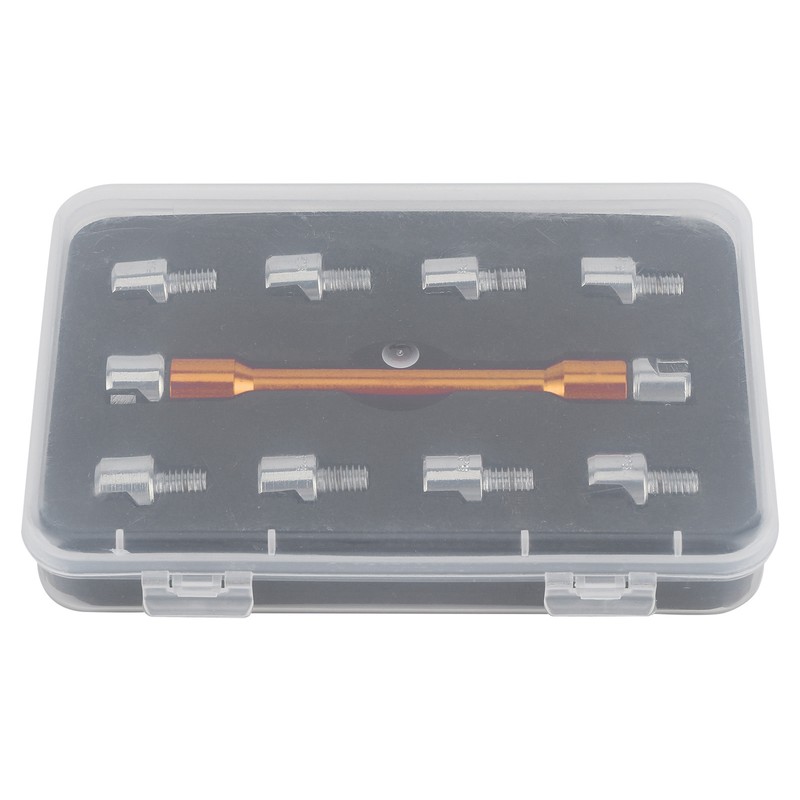 Motorcycle Spoke Wrench CNC Spanner Set 5.0‑6.8 Length 93mm/3.7in for