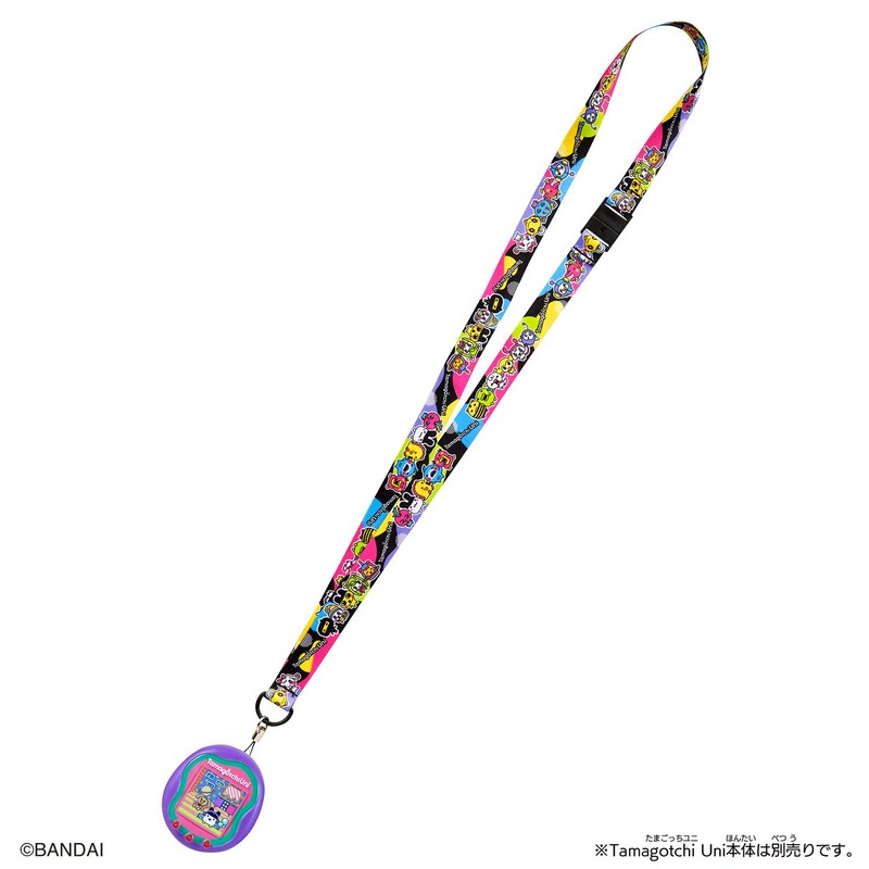 BANDAI Tamagotchi Uni Neck Strap Unique Black