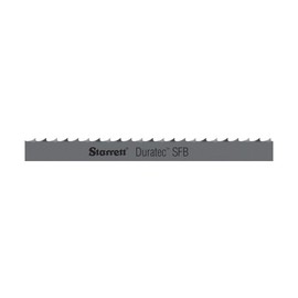Starrett Duratec SFB Band Saw Blade, Carbon Steel, Regular Tooth, Raker Set, Neutral Rake, 80" Length, 1/2" Width, 0.025" Thick, 10 TPI