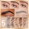 Eyebrow Pencil Red Brown, Microblading Tattoo Brow Pen 4 Point