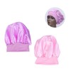 Healvian 2pcs Wide Side Elastic Satin Sleeping Cap for Hair