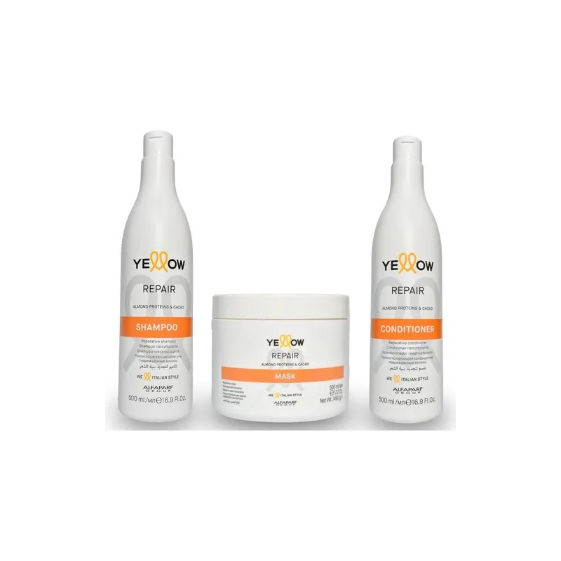 Kit Yellow Repair Shampoo Acond Mask