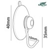 Suction Cup Hooks, Pack of 24 Clear Hooks, Suction Hooks,