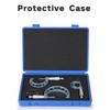 REXBETI 3Pcs Outside Micrometer Set, 0-3" Machinist Micrometer, Ultra-Precision Carbide