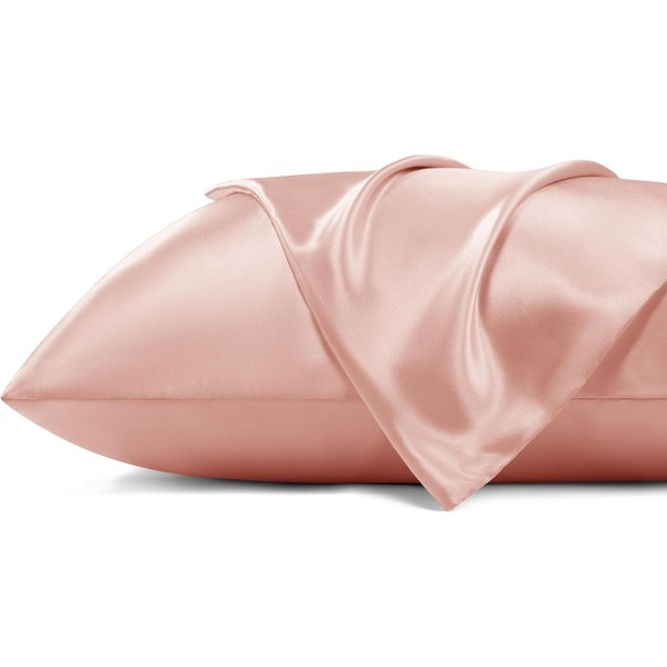 Silk Pillow Cases Set of 2, Satin Silk Pillow Case