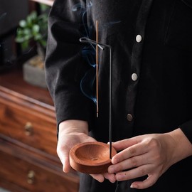 Incense Holder Set, Upside Down Incense Ash Catcher, Incense Sticks Holder for Counters, Meditation Room, Yoga, Home, Office