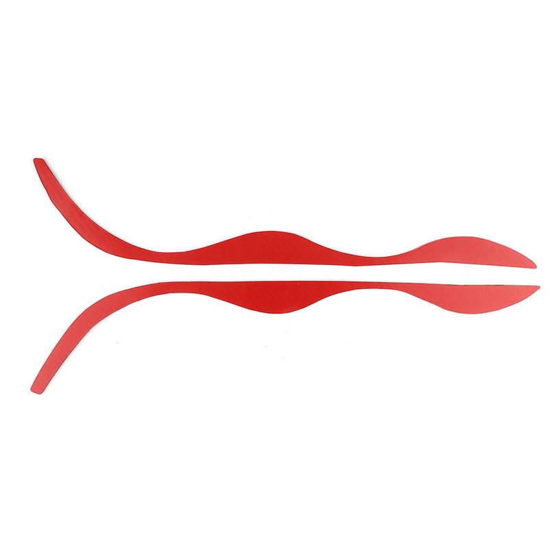 Carbon Fiber Headlight Eyebrows Trim Sticker Fits for E46 323i