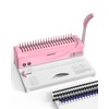 MAKEASY Binding Machine, 21-Hole, Comb Binding Machines with 100PCS Comb