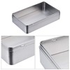 MMBOX 8.5 by 5.3 by 1.9 Inch Silver Rectangular Empty