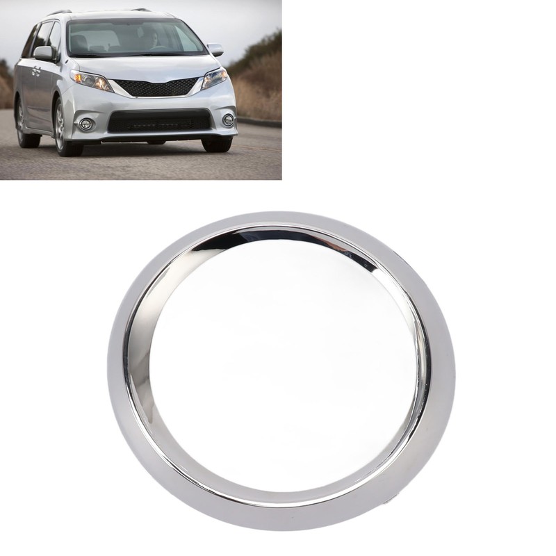 Fog Light Bezel TO1038150 Chrome Trim Bezel Cover Ring Replacement