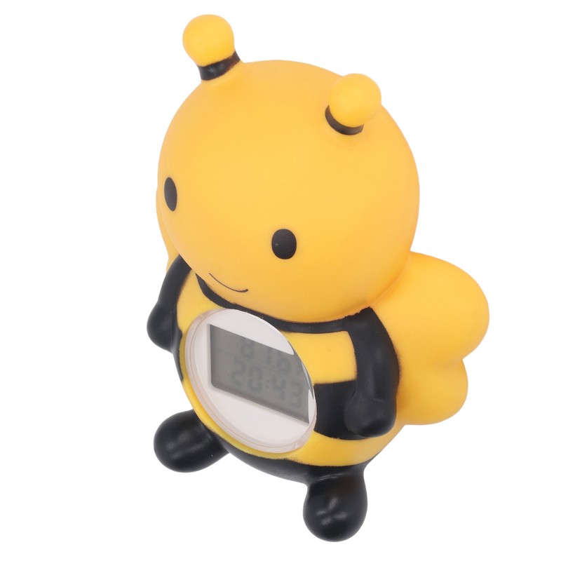 Baby Bath Thermometer Bee Shaped Alarm Function Infant Bath Safety