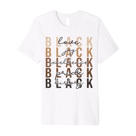 Black History Month Celebration Design African American Girl Premium T-Shirt