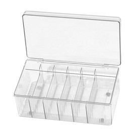 PACKOVE Eyelash Extension Tools Holder with Convenient Cover Capacity Cosmetic Storage Box for Professional Salon Home Use Stylish and Versatile Organizer for Makeup Tools