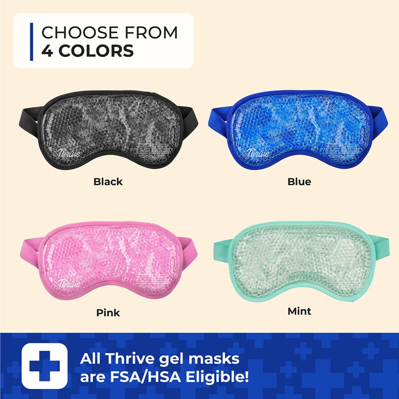 Thrive Hot & Cold Gel Bead Eye Mask/Sleep Mask -