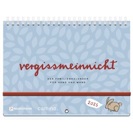 vergissmeinnicht 2025 - Der Familienkalender für Hand und Wand