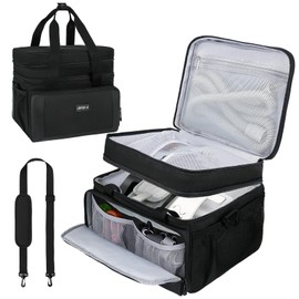 Travel Carrying Bag Compatible with ResMed AirSense 11/10/10 elite,AirStart 10,Philip Dreamstation,3B Medical Luna G3,XT Fit,Portable Storage Organizer Case Fits for CPAP Machine and Accessories