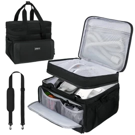 Travel Carrying Bag Compatible with ResMed AirSense 11/10/10 elite,AirStart 10,Philip Dreamstation,3B Medical Luna G3,XT Fit,Portable Storage Organizer Case Fits for CPAP Machine and Accessories