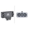 HELLA 6PP 009 400-221 Sensor, boost pressure - 5V -