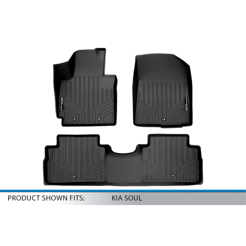 SMARTLINER Custom Fit Floor Mats 2 Row Liner Set Compatible